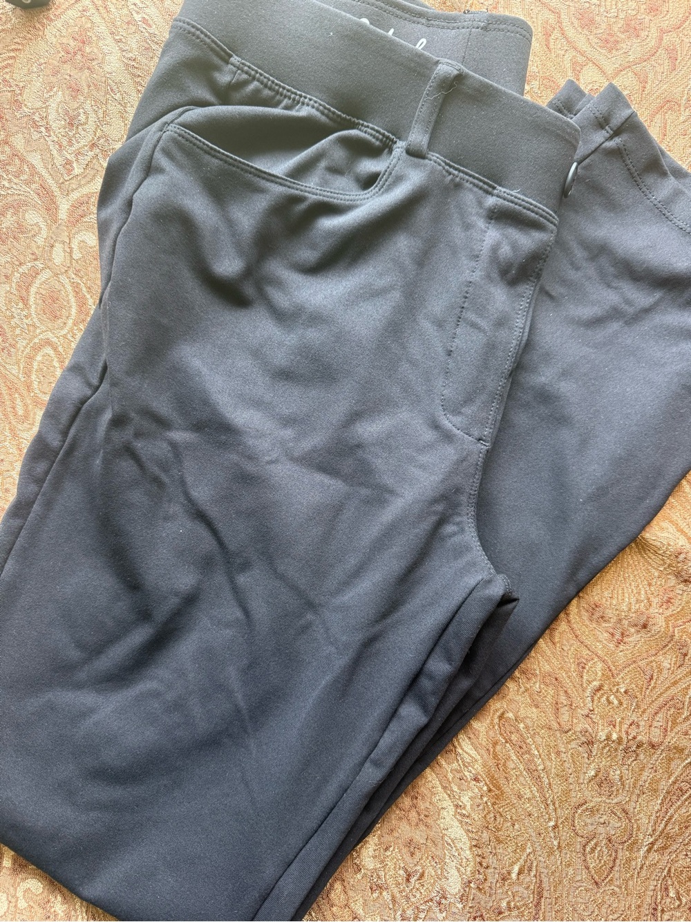 Baleaf Pants Womens Medium Black Pull-On Straight Leg Elastic Waist Pockets Yoga
